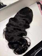 VIRGIN GLUELESS HD LACE WIG